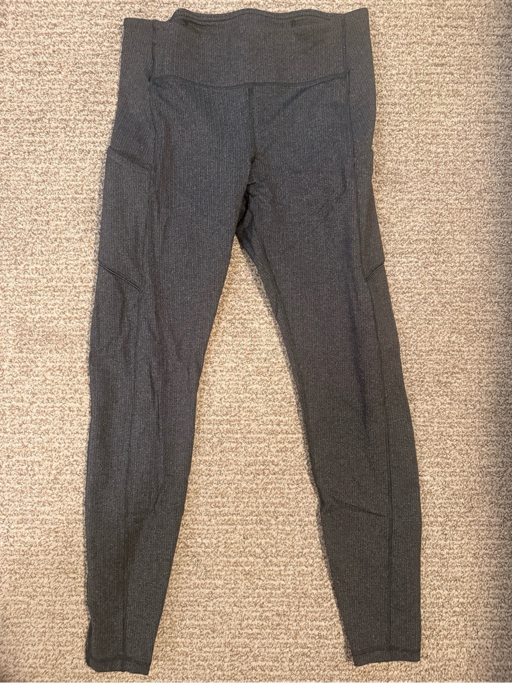 lululemon athletica Black Speckled Zip-Up Athletic Jacket
